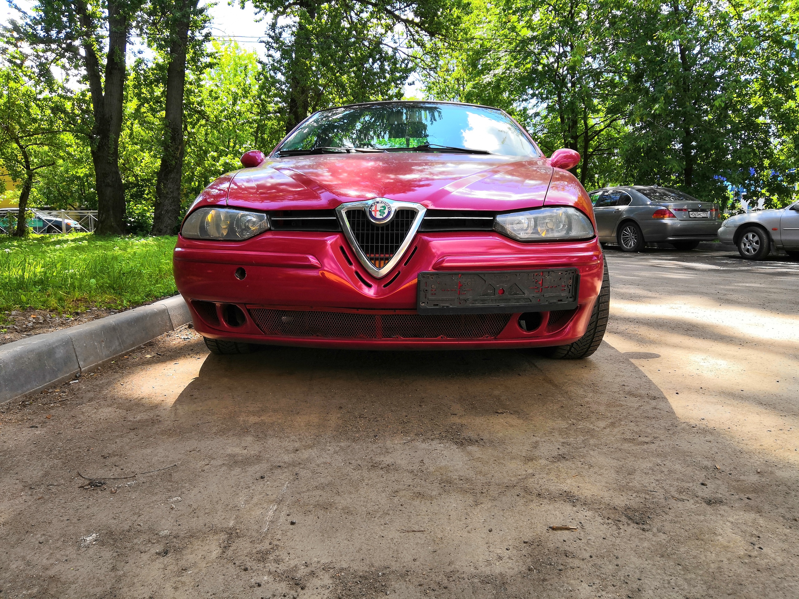Alfa Romeo бюджетная покраска.